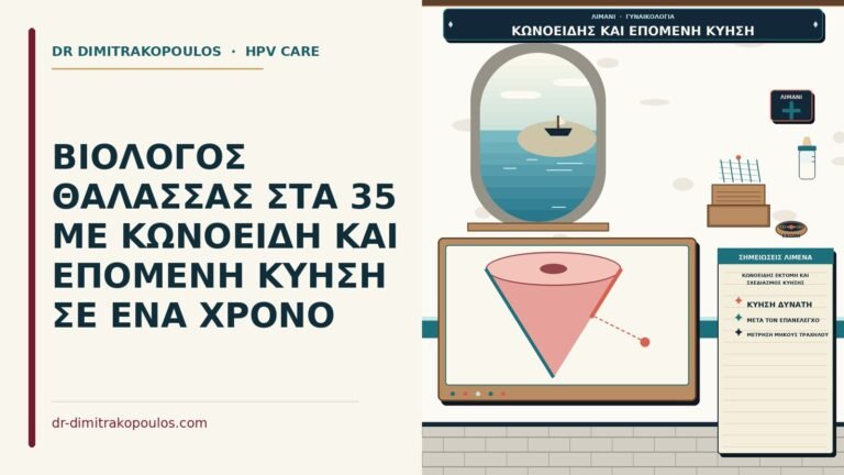 κωνοειδής εκτομή και σχεδιασμός κύησης