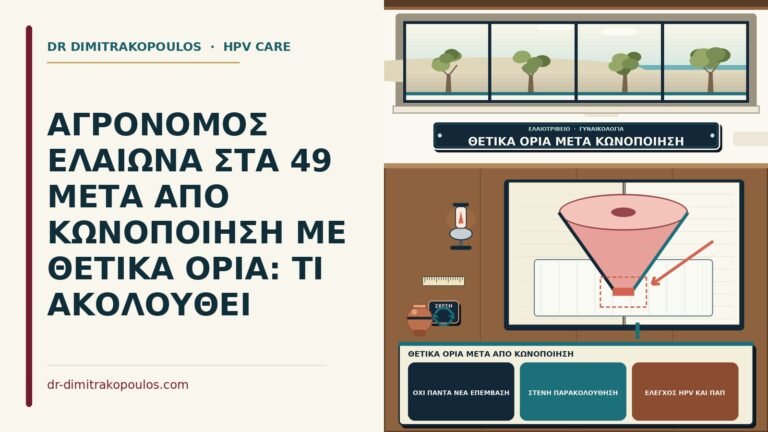 θετικά όρια μετά από κωνοποίηση