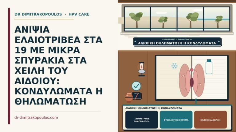 αιδοιική θηλωμάτωση ή κονδυλώματα