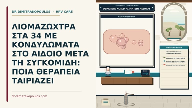 επιλογή θεραπείας για κονδυλώματα αιδοίου