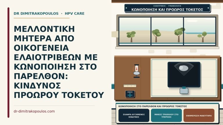 κωνοποίηση στο παρελθόν και πρόωρος τοκετός