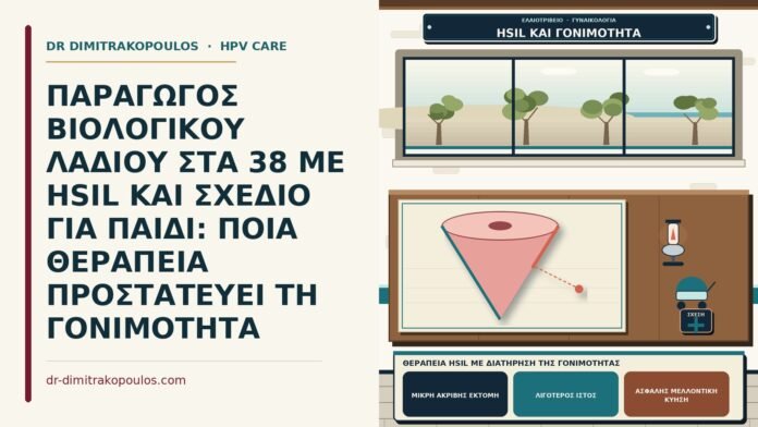 θεραπεία HSIL με διατήρηση της γονιμότητας
