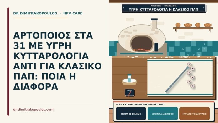 υγρή κυτταρολογία και κλασικό Παπ