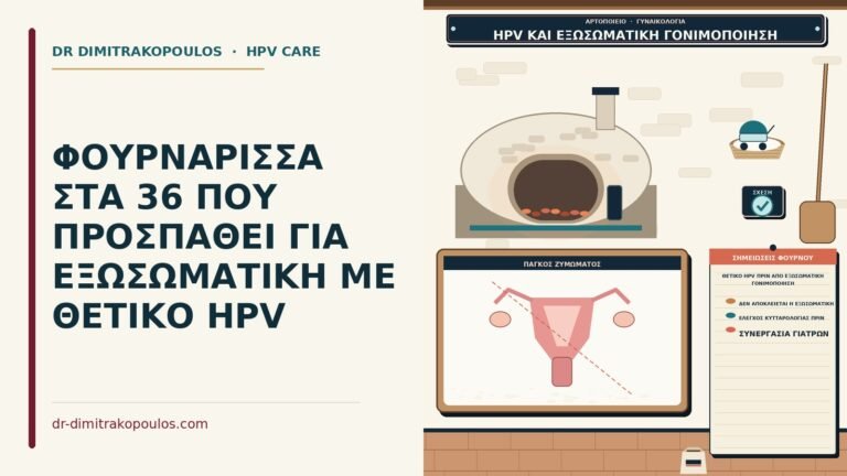 θετικό HPV πριν από εξωσωματική γονιμοποίηση