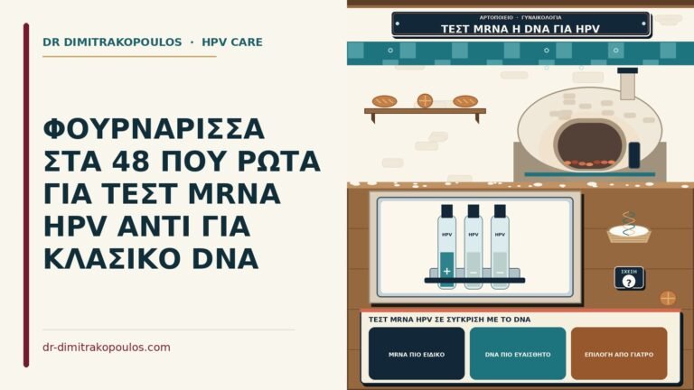 τεστ mRNA HPV σε σύγκριση με το DNA