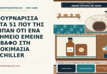 περιοχή που δεν χρωματίζεται με ιώδιο στη δοκιμασία Schiller