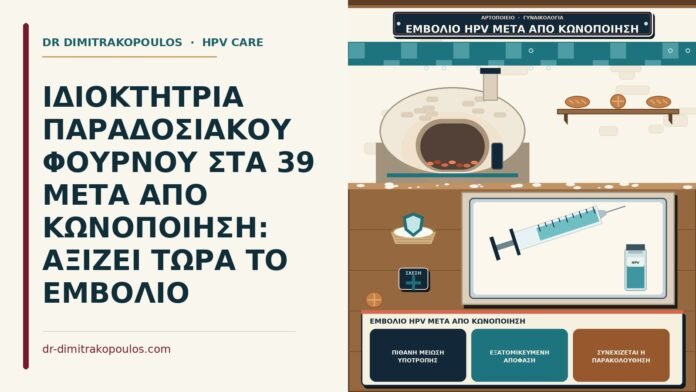 εμβόλιο HPV μετά από κωνοποίηση