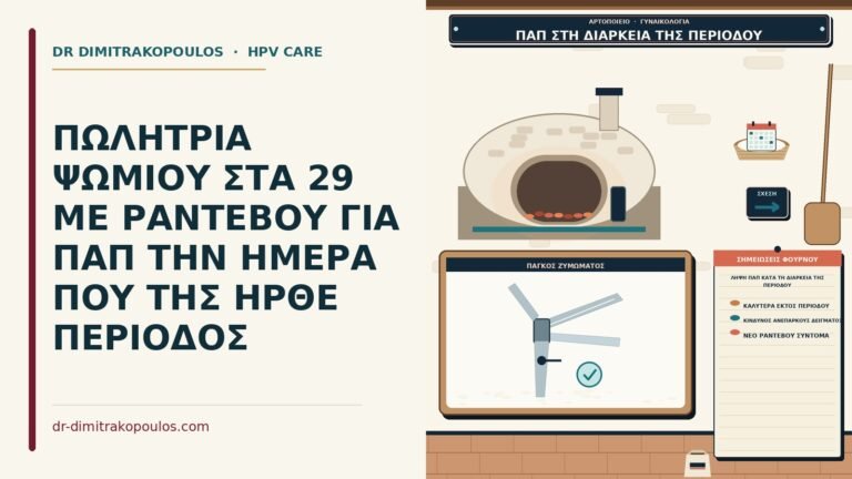 λήψη Παπ κατά τη διάρκεια της περιόδου