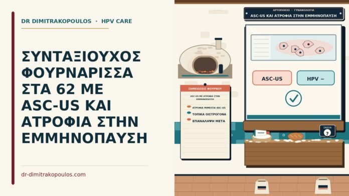 ASC-US με ατροφία στην εμμηνόπαυση