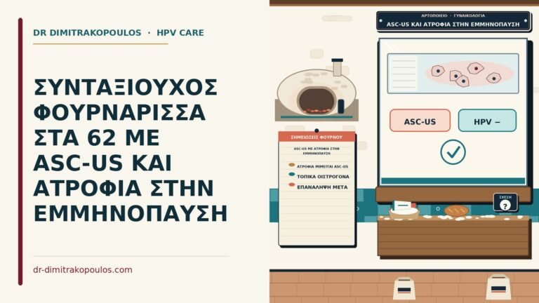 ASC-US με ατροφία στην εμμηνόπαυση
