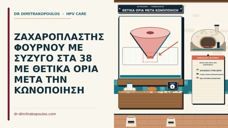 θετικά όρια μετά από κωνοποίηση