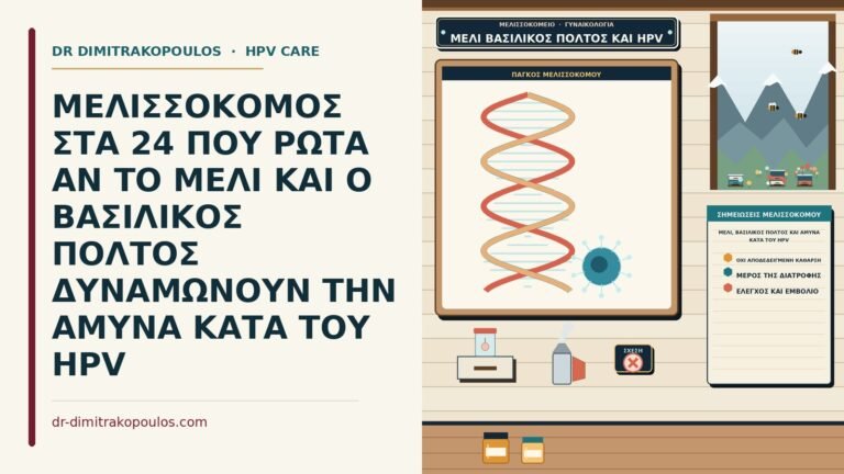 μέλι, βασιλικός πολτός και άμυνα κατά του HPV
