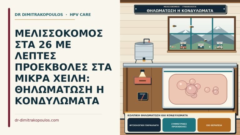 κολπική θηλωμάτωση και κονδυλώματα
