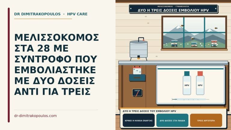 δύο ή τρεις δόσεις του εμβολίου HPV