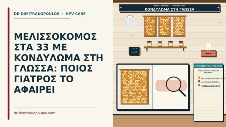 κονδύλωμα στη στοματική κοιλότητα