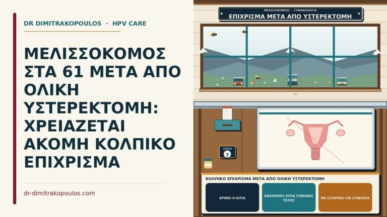 κολπικό επίχρισμα μετά από ολική υστερεκτομή