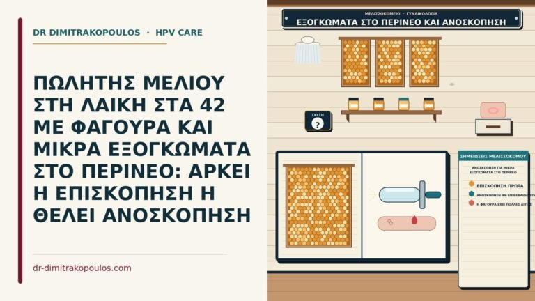 ανοσκόπηση για μικρά εξογκώματα στο περίνεο