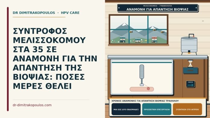 χρόνος αναμονής για απάντηση βιοψίας τραχήλου