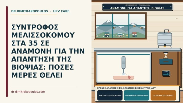 χρόνος αναμονής για απάντηση βιοψίας τραχήλου