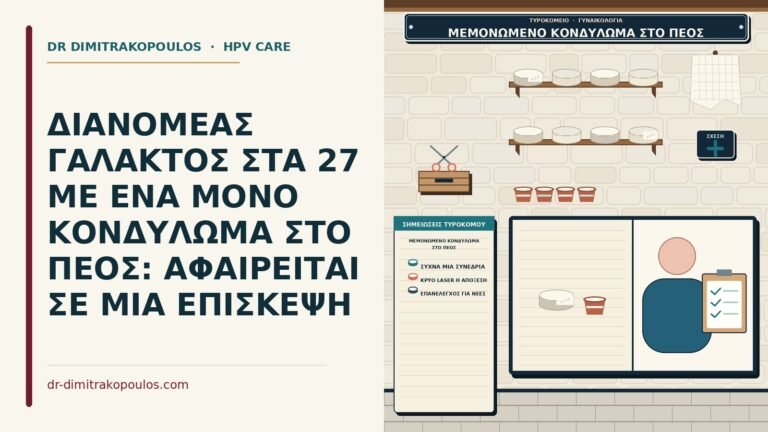 μεμονωμένο κονδύλωμα στο πέος
