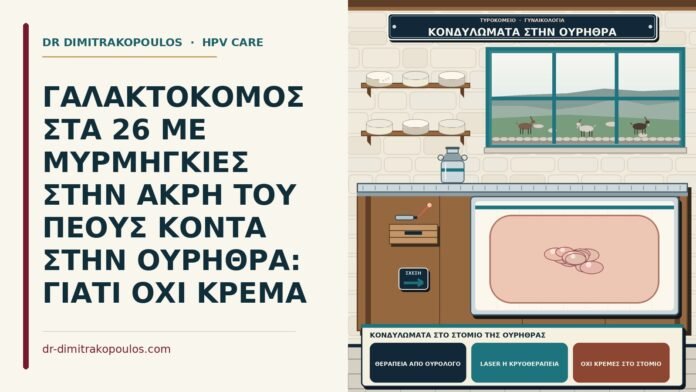 κονδυλώματα στο στόμιο της ουρήθρας