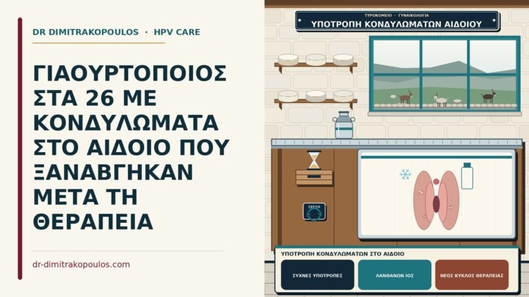 υποτροπή κονδυλωμάτων στο αιδοίο