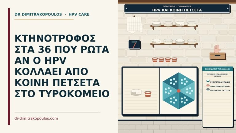 μετάδοση HPV από κοινή πετσέτα