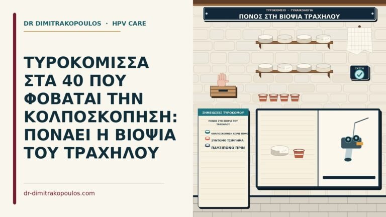 πόνος στη βιοψία του τραχήλου