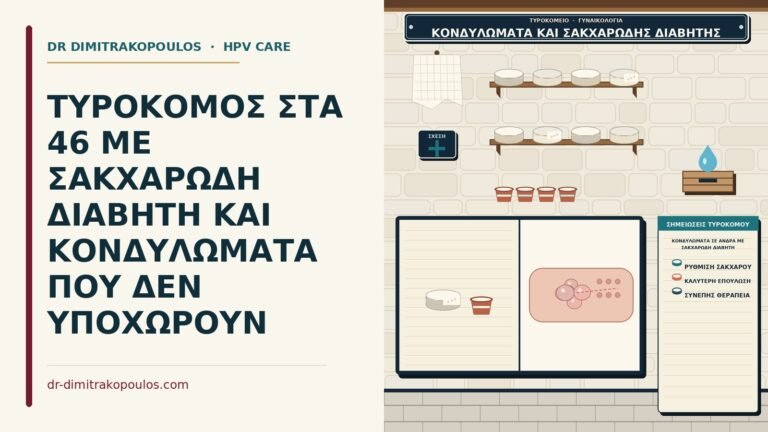 κονδυλώματα σε άνδρα με σακχαρώδη διαβήτη