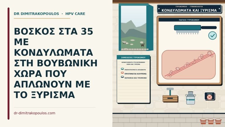 κονδυλώματα στη βουβωνική χώρα και ξύρισμα