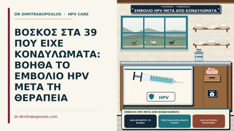 εμβόλιο HPV μετά από κονδυλώματα