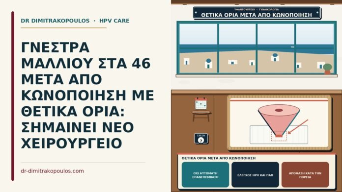 θετικά όρια μετά από κωνοποίηση