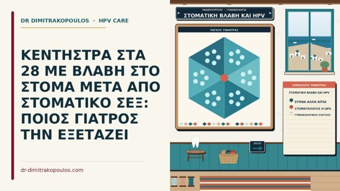 στοματική βλάβη και HPV
