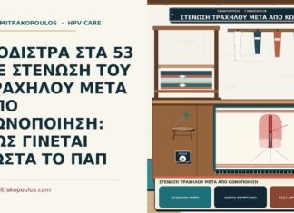 στένωση τραχήλου μετά από κωνοποίηση