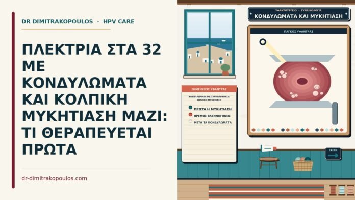 κονδυλώματα με συνυπάρχουσα κολπική μυκητίαση