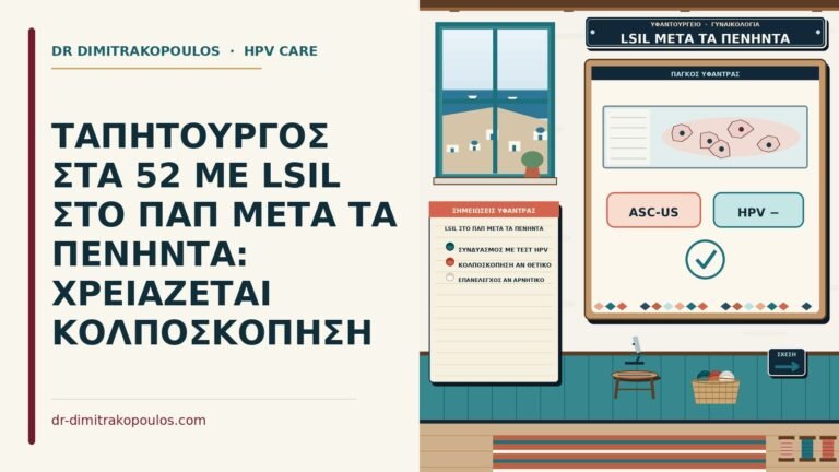 LSIL στο Παπ μετά τα πενήντα
