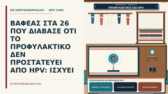 προφυλακτικό και μετάδοση HPV