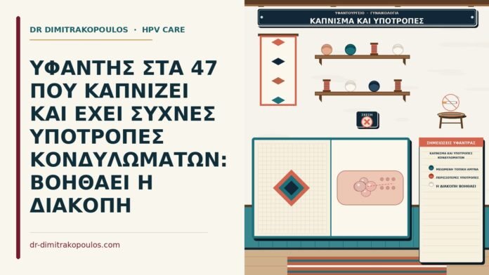 κάπνισμα και υποτροπές κονδυλωμάτων