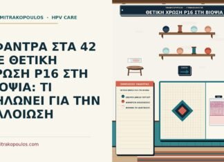 θετική χρώση p16 στη βιοψία