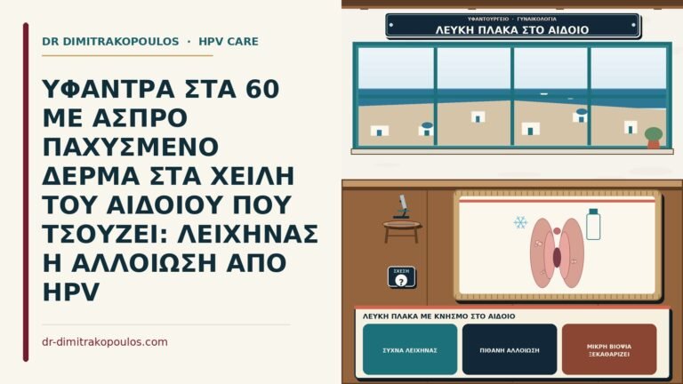 λευκή πλάκα με κνησμό στο αιδοίο