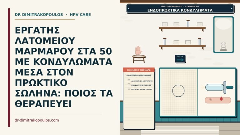 ενδοπρωκτικά κονδυλώματα
