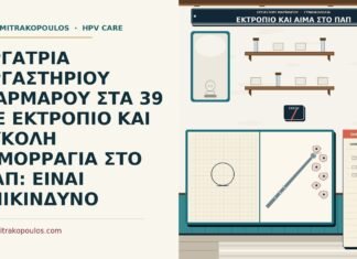 εκτρόπιο με αιμορραγία στη λήψη Παπ