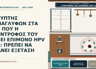 ΓΛΥΠΤΗΣ ΑΝΑΓΛΥΦΩΝ ΣΤΑ 45 ΠΟΥ Η ΣΥΝΤΡΟΦΟΣ ΤΟΥ ΕΧΕΙ ΕΠΙΜΟΝΟ HPV 16: ΠΡΕΠΕΙ ΝΑ ΚΑΝΕΙ ΕΞΕΤΑΣΗ σύντροφος με επίμονο HPV 16