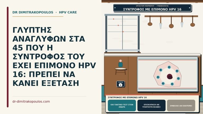 σύντροφος με επίμονο HPV 16