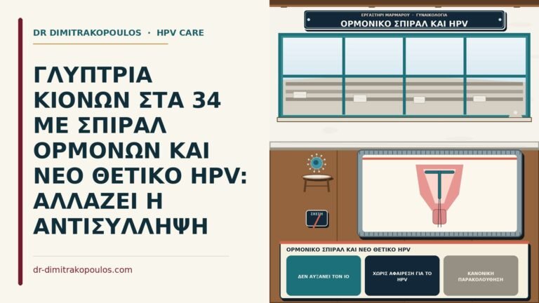 ορμονικό σπιράλ και νέο θετικό HPV