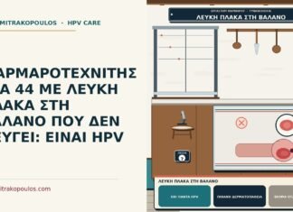 λευκή πλάκα στη βάλανο