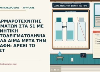 ΜΑΡΜΑΡΟΤΕΧΝΙΤΗΣ ΒΗΜΑΤΩΝ ΣΤΑ 51 ΜΕ ΑΡΝΗΤΙΚΗ ΑΥΤΟΔΕΙΓΜΑΤΟΛΗΨΙΑ ΑΛΛΑ ΑΙΜΑ ΜΕΤΑ ΤΗΝ ΕΠΑΦΗ: ΑΡΚΕΙ ΤΟ ΤΕΣΤ αρνητική αυτοδειγματοληψία με μετααιμορραγική κηλίδωση