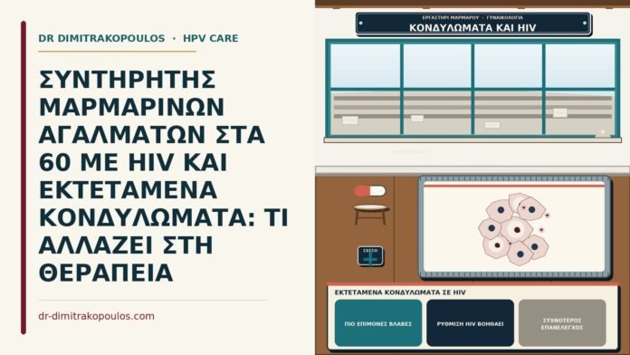 εκτεταμένα κονδυλώματα σε HIV
