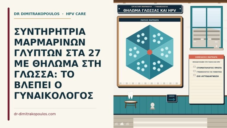 θηλώδη βλάβη στη γλώσσα και HPV