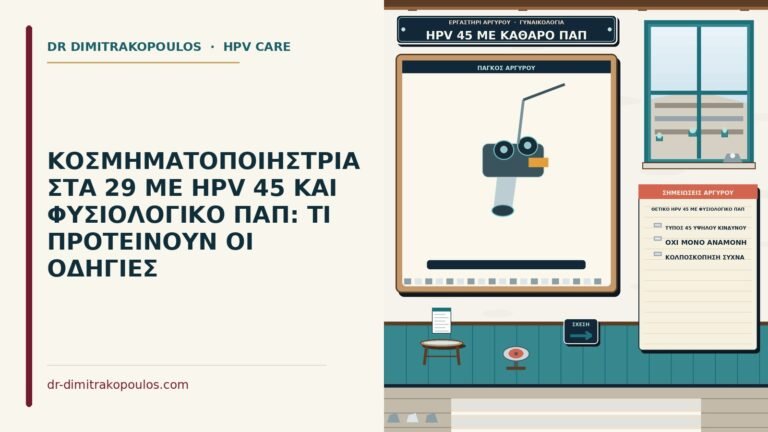 θετικό HPV 45 με φυσιολογικό Παπ